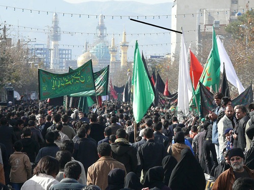 مشهد الرضا غرق در سوگ و ماتم است