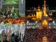 جشن میلاد امام رضا (ع)/حرم مطهر رضوی گلباران شد