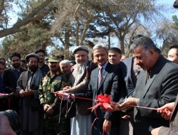 قیریزی جاده ای به طول ۱۴‚۶ کیلومتر در ولسوالی بلخ