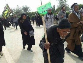 پذیرایی از زائران افغانستانی، توسط موکب‌های مهاجرین در مرز شلمچه