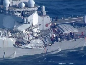 USS Fitzgerald crash: Seven navy crew missing off Japan