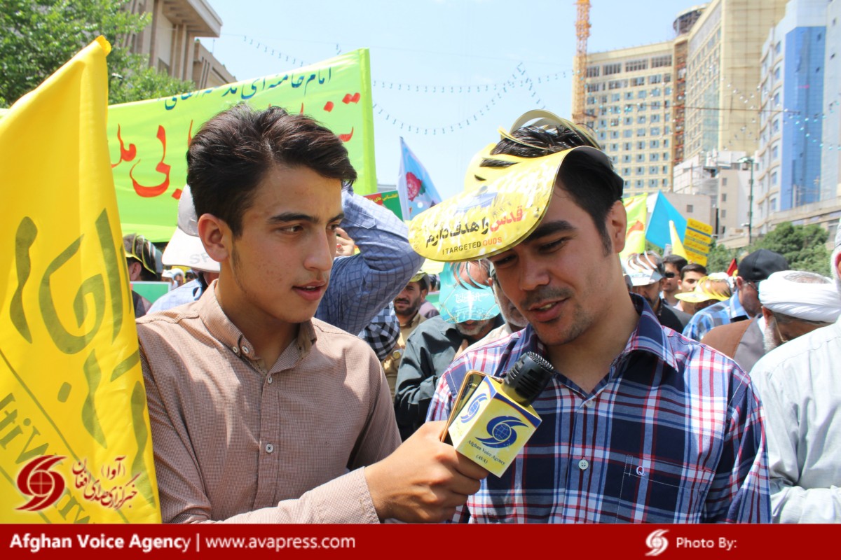 سید احمد موسوی:ما ملت افغانستان در  این راهپیمایی حضور به هم آوردیم تا به دشمنان بفهمانیم که ما پشتیبان ملت فلسطین هستیم