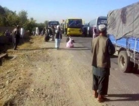 شاهراه قندوز ـ بغلان مسدود شد