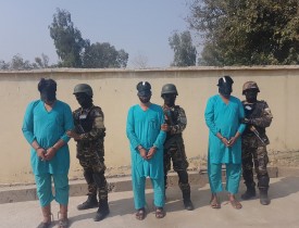 Three would-be suicide attackers en route from Pakistan arrested in Afghanistan