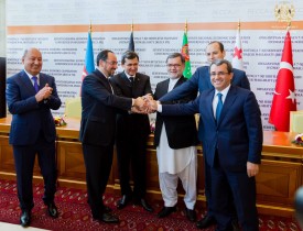 Afghanistan, Turkmenistan, Azerbaijan, Georgia, Turkey sign Lapis Lazuli route deal