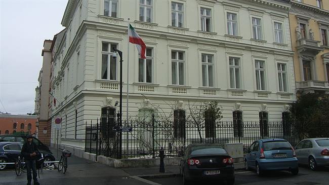 Knife attacker shot outside Iranian ambassador