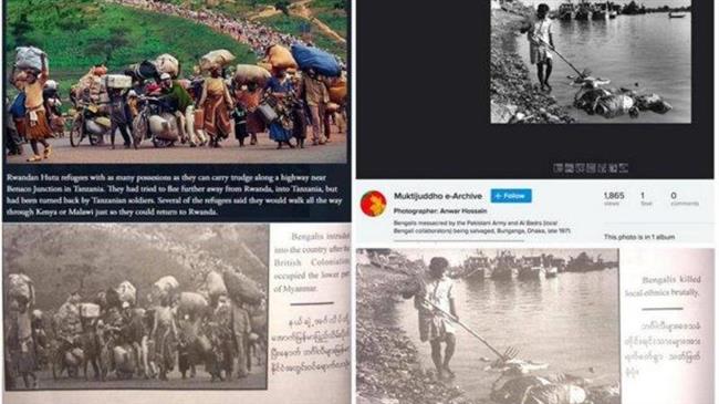 ‘Myanmar publishes fake photos of Rohingya crisis’