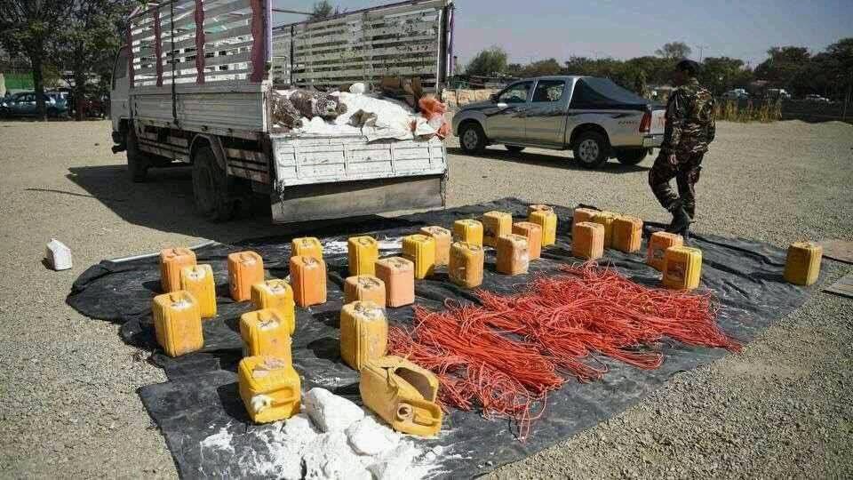 Afghan forces seize truck carrying explosives from Pakistan