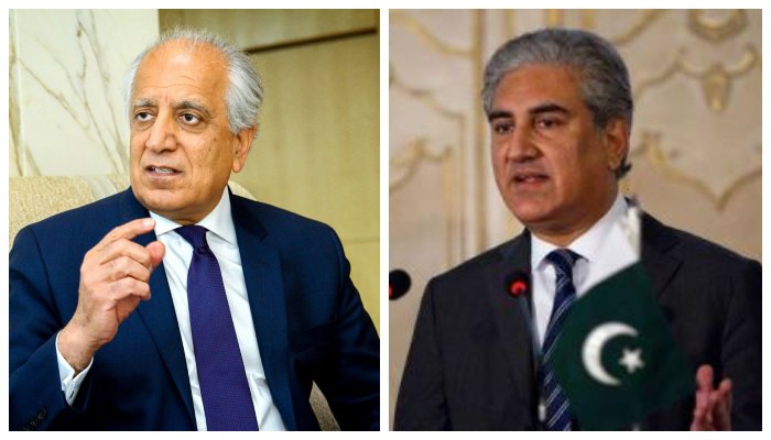 Khalilzad, Qureshi discuss revival of talks with Taliban