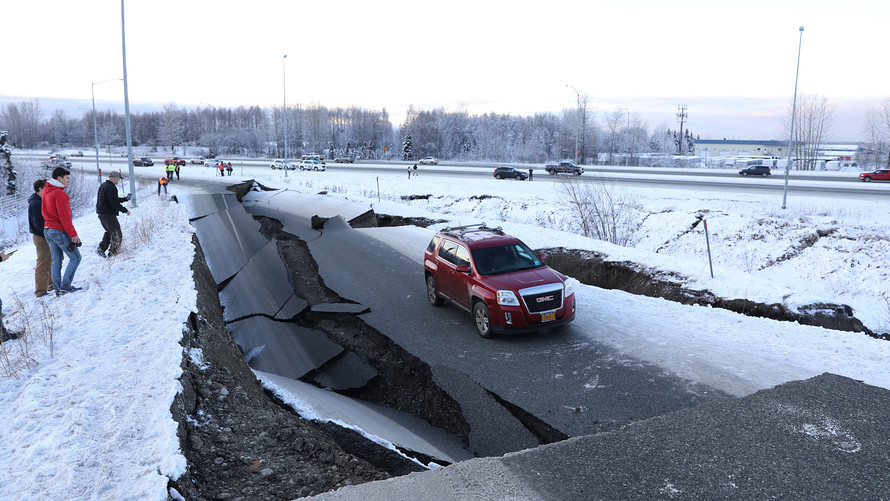 Alaska hit by powerful earthquake, buildings damaged