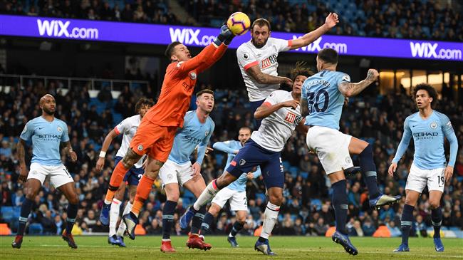 English Premier League: Manchester City 3-1 Bournemouth