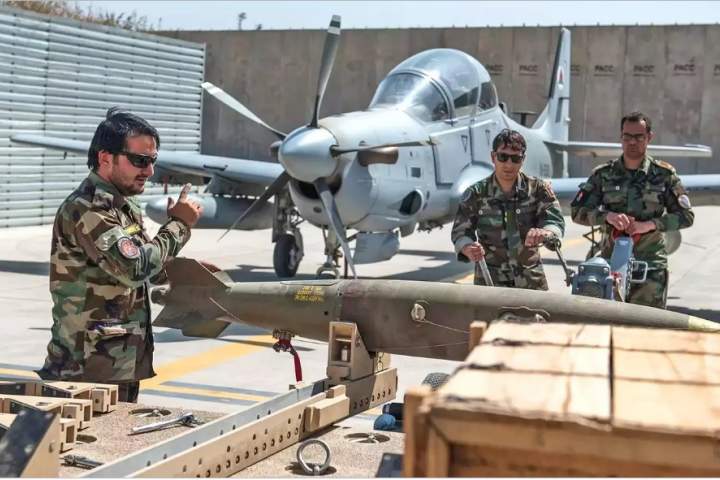 Afghan air force conducts maiden night-time strikes