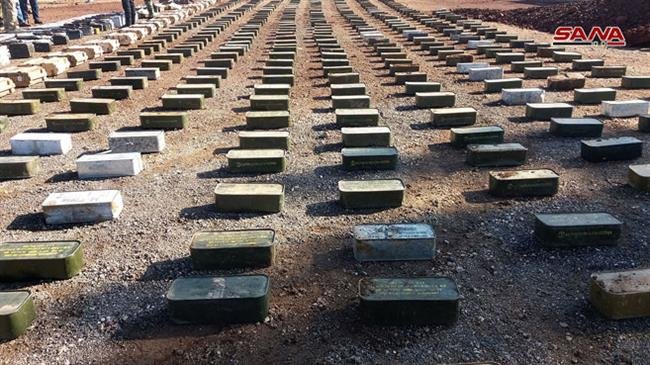 Syrian army finds US arms, Zionist medicine in militant depots in Quneitra