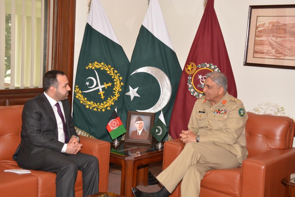 COAS, Afghan envoy discuss Afghan peace process