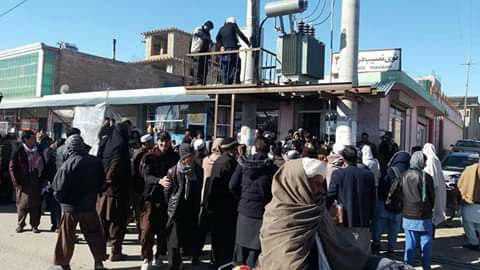 توسعه شبکه برق شهر غزنی