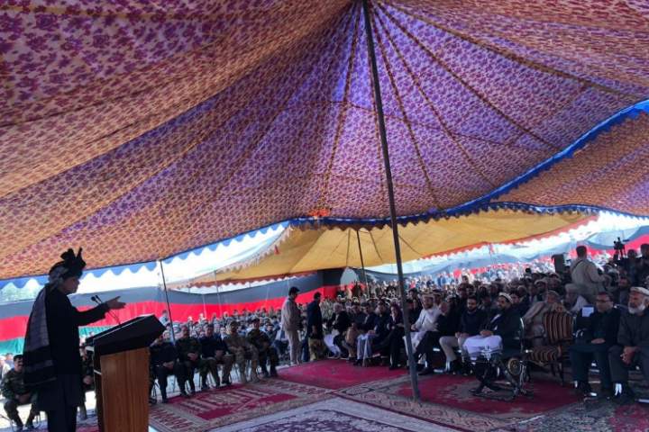 President Ghani Went to Nangarhar Province