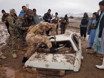 Floods kill at least five in west Afghanistan, hundreds of homes damaged