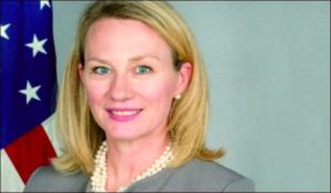 US Diplomat Alice Wells Arrives in Kabul