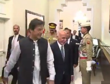 دیدار رئیس جمهور غنی با  عمران خان نخست وزیر پاکستان در اسلام آباد  <img src="https://cdn.avapress.net/images/video_icon.png" width="16" height="16" border="0" align="top">