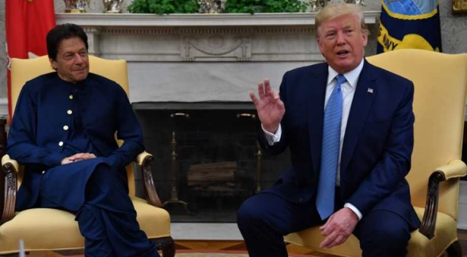 Trump hosts Pakistani PM, says he has plan to end Afghan conflict