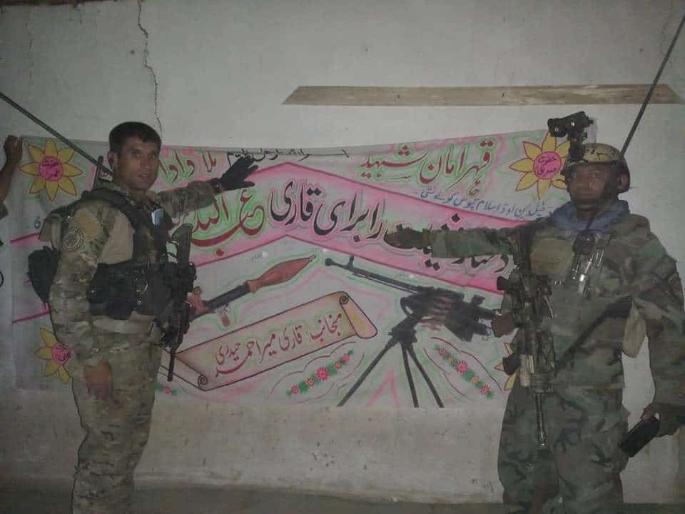 Afghan Special Forces destroy large depot of Taliban munitions in Logar