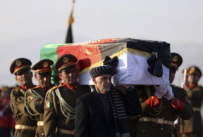 Afghan president leads memorial to bid farewell to Tetsu Nakamura