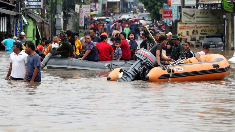 Thousands in shelters as Indonesia flood death toll hits 53