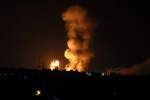 Zionist Warplanes Attack Resistance Sites in Gaza