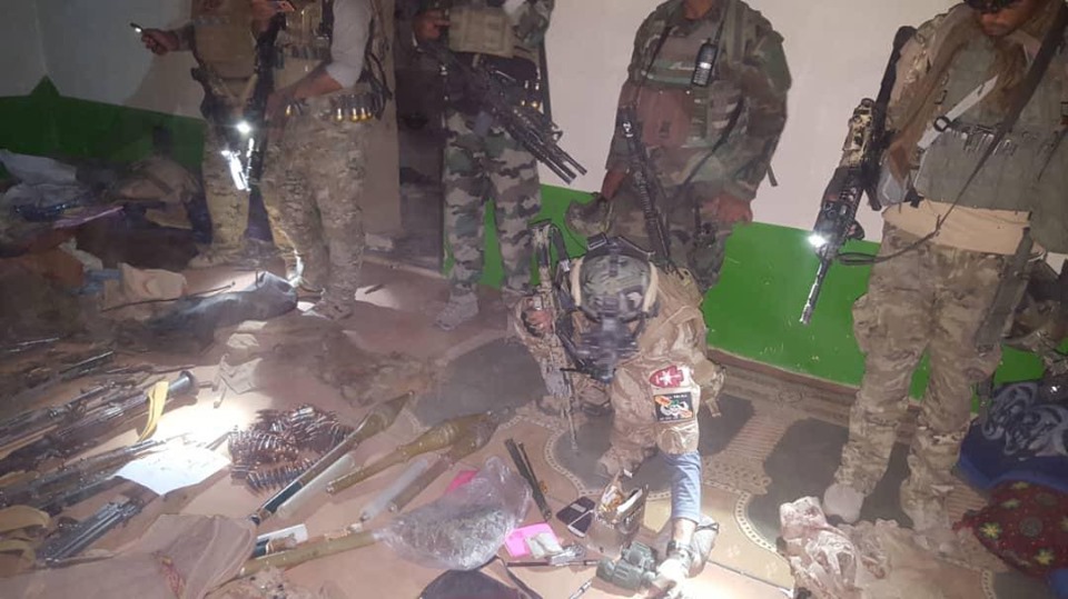 Afghan security forces destroy Taliban base in Ghazni