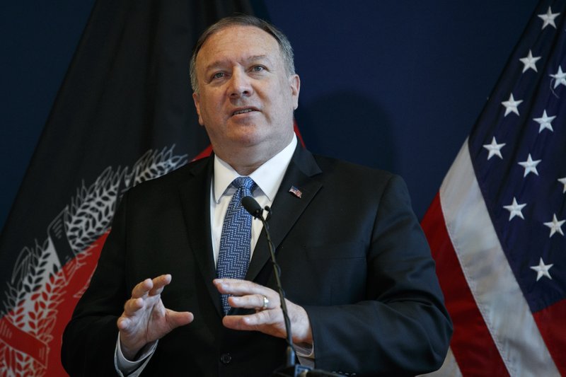 U.S. Secretary of State Pompeo arrives in Afghanistan