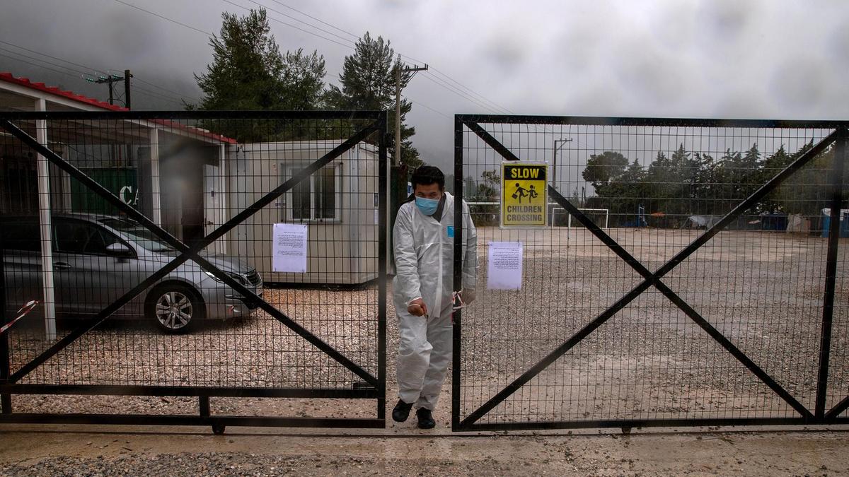 Coronavirus: Greece quarantines migrant camp after Afghan man tests positive