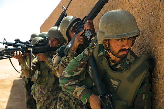 A large-scale military operation of Afghan forces, dozens of Taliban were killed