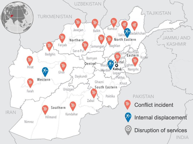 Almost 90,000 Afghans Displaced By Conflict in 2020: UN