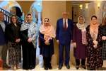 Khalilzad meets with female talks team members for their feedback