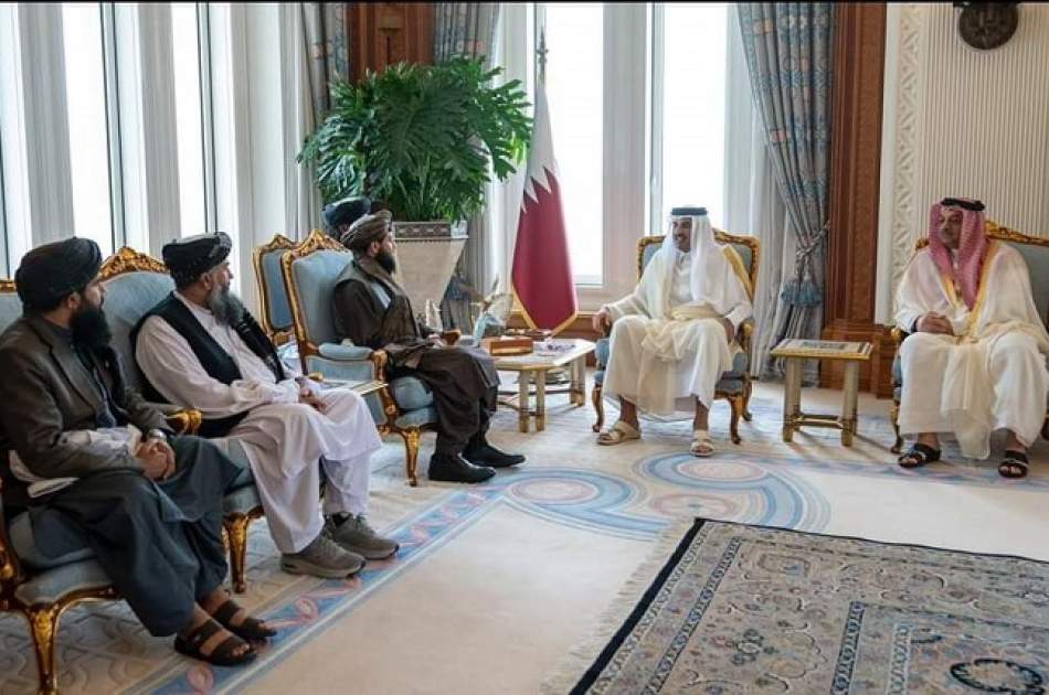 Afghan Defense Minister Meets with Emir of Qatar