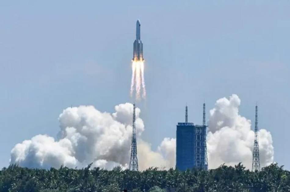 Remnants of a Chinese space rocket landed in the Indian Ocean