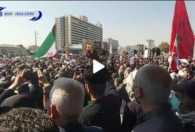 راهپیمایی اعتراض‌آمیز مردم علیه اغتشاشگران در مشهد مقدس  <img src="https://cdn.avapress.net/images/video_icon.png" width="16" height="16" border="0" align="top">