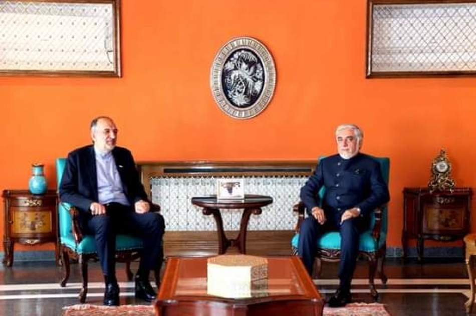 Bahadur Aminian, Ambassador of the Islamic Republic of Iran, met with Dr. Abdullah Abdullah/ Iran continues to stand by the people of Afghanistan