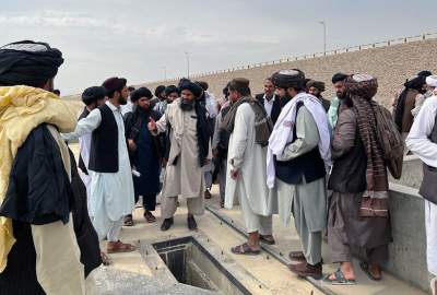 Baradar visits Kamal Khan Dam