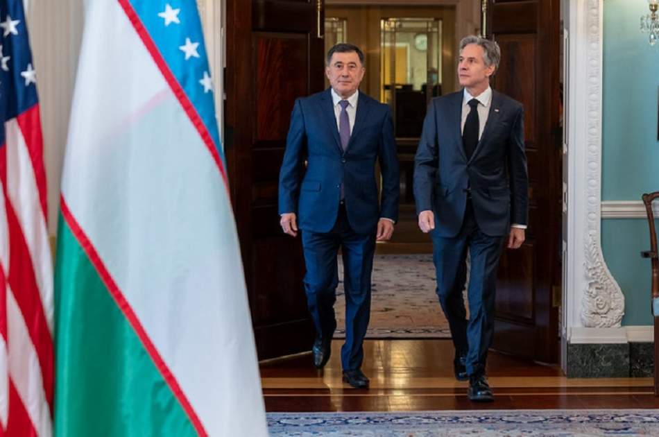 Blinken Met Uzbekistan FM in Washington