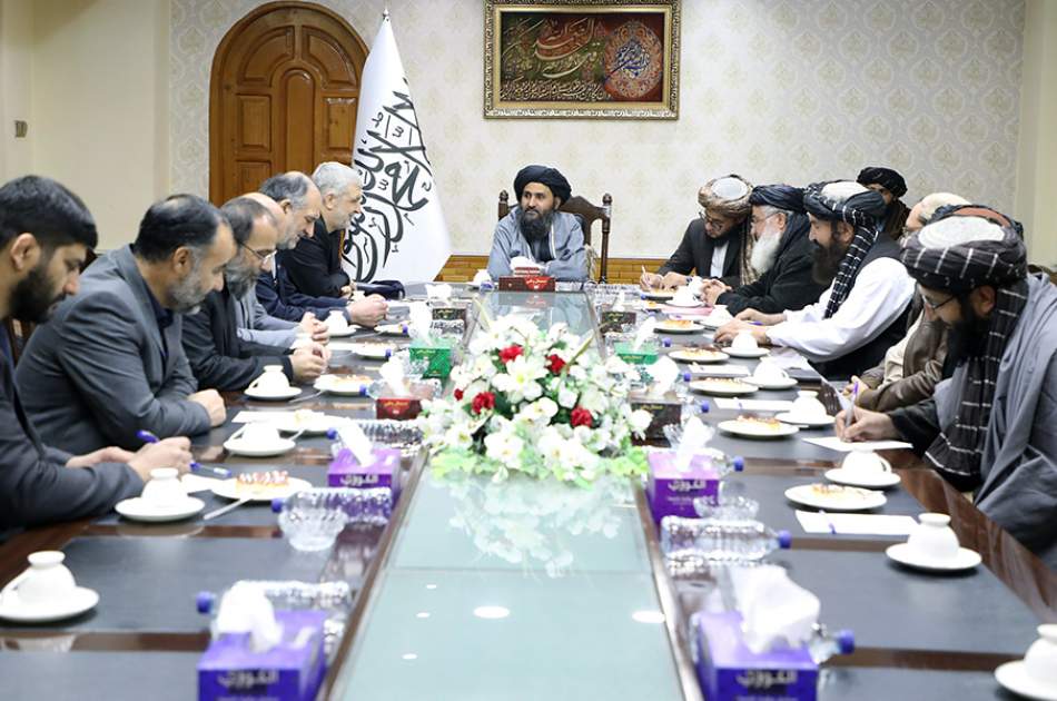 Baradar met with an Iranian delegation in Afghanistan