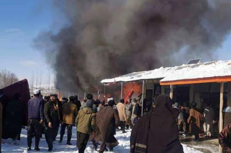 The fire in Badakhshan left millions of Afghanis in damages