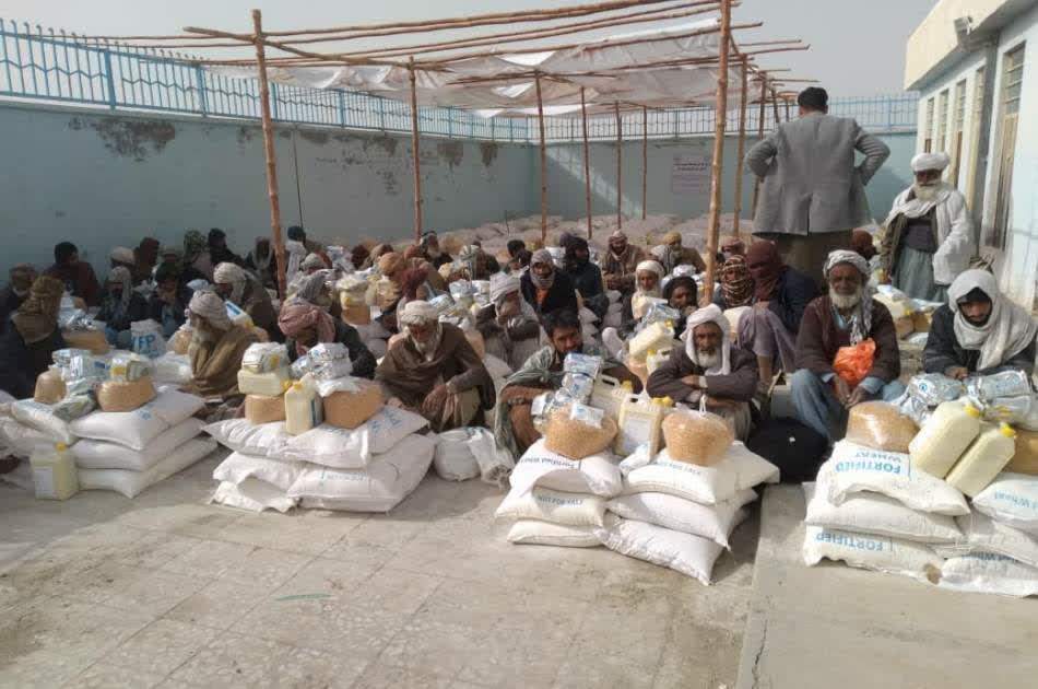 Distribution of aid to 12 thousand poor families in Nimroz