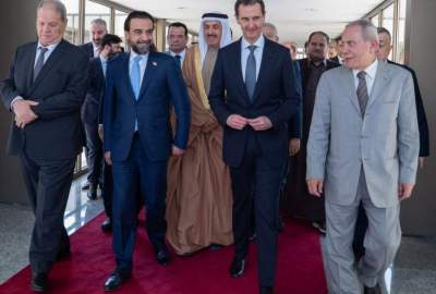 The heads of the Arab parliaments visited Syria after 12 years