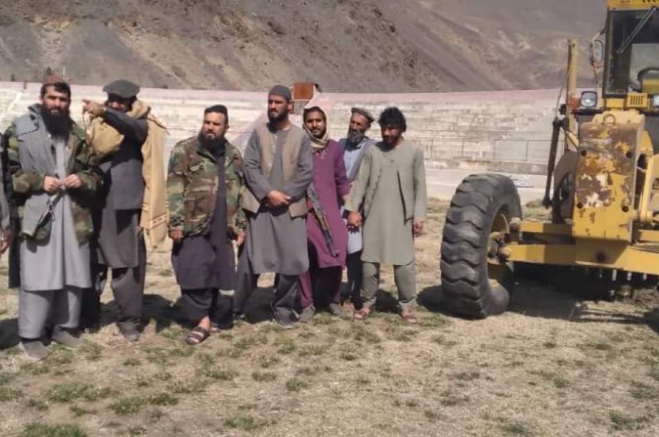 Reconstruction of Panjshir Sports Stadium Starts