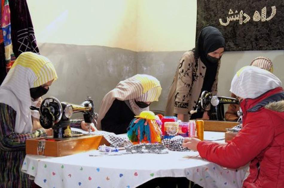 A professional woman in Baghlan has provided work for 60 other women