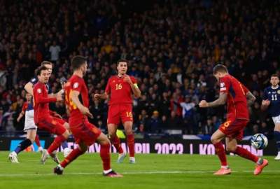 Euro 2024 qualifiers; Scotland 2-0 Spain