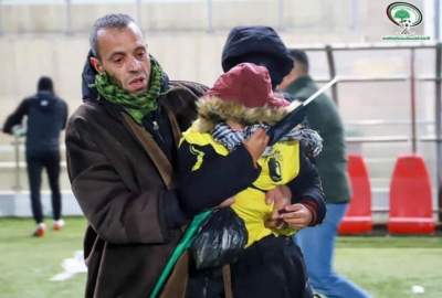 The Zionists attacked the final of the Palestinian Football Cup with tear gas + video  <img src="https://cdn.avapress.net/images/video_icon.png" width="16" height="16" border="0" align="top">