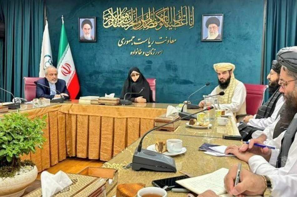 سرپرست وزارت صحت‌عامه امارت اسلامی با معاون رییس جمهور ایران دیدار کرد