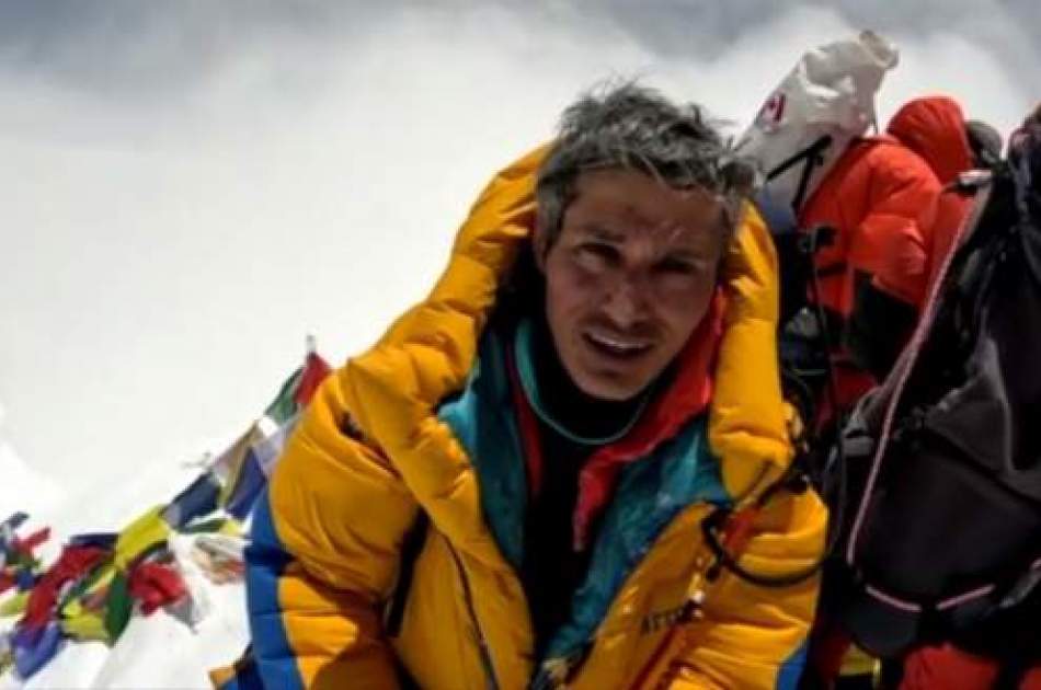 An Afghan mountaineer succeeded in conquering "Mount Everest"